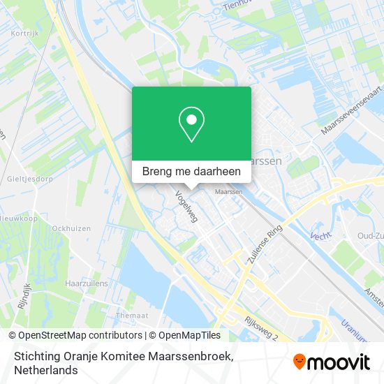 Stichting Oranje Komitee Maarssenbroek kaart