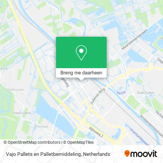 Vajo Pallets en Palletbemiddeling kaart