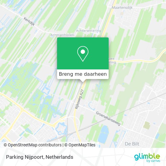 Parking Nijpoort kaart