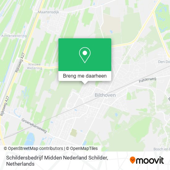Schildersbedrijf Midden Nederland Schilder kaart