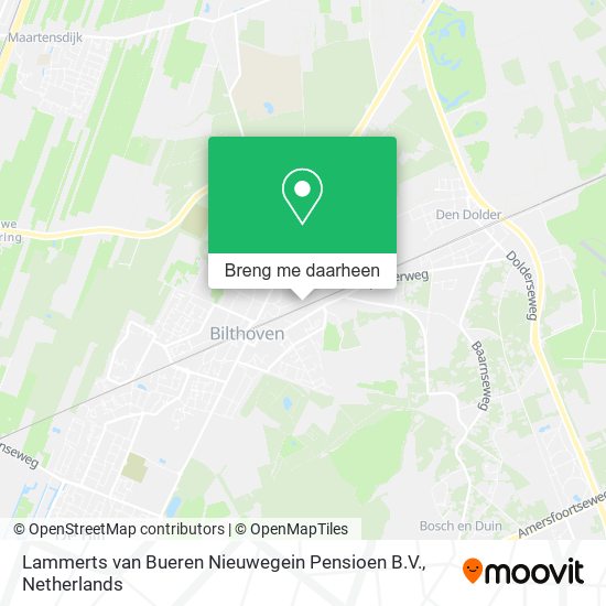 Lammerts van Bueren Nieuwegein Pensioen B.V. kaart