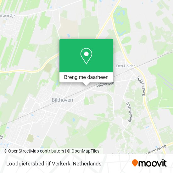 Loodgietersbedrijf Verkerk kaart