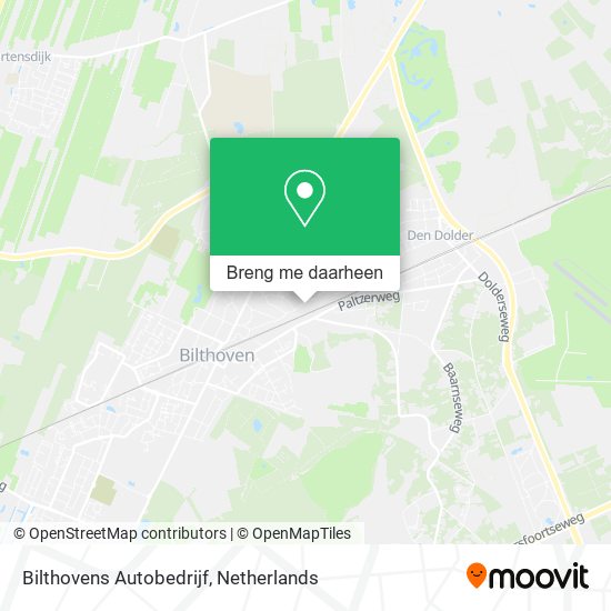 Bilthovens Autobedrijf kaart