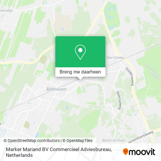 Marker Mariand BV Commercieel Adviesbureau kaart