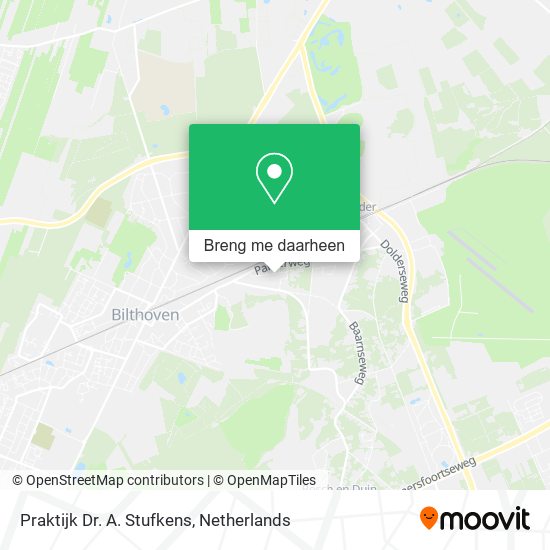 Praktijk Dr. A. Stufkens kaart