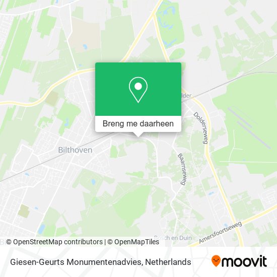 Giesen-Geurts Monumentenadvies kaart