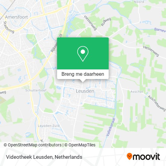 Videotheek Leusden kaart
