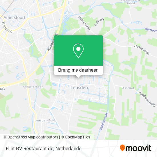 Flint BV Restaurant de kaart