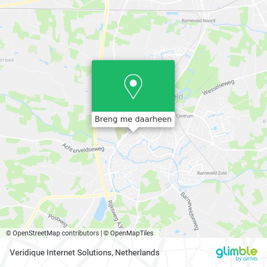 Veridique Internet Solutions kaart