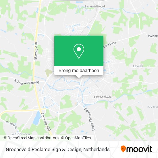 Groeneveld Reclame Sign & Design kaart