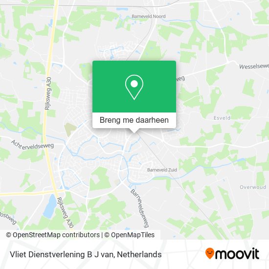 Vliet Dienstverlening B J van kaart