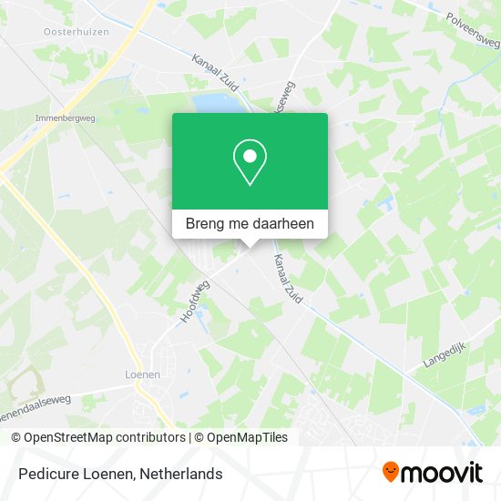 Pedicure Loenen kaart