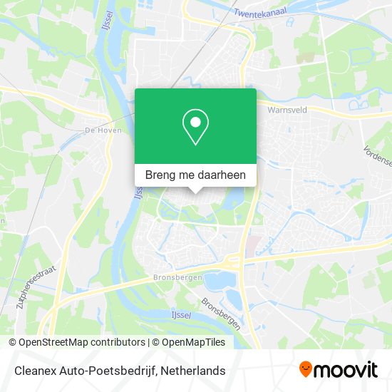 Cleanex Auto-Poetsbedrijf kaart