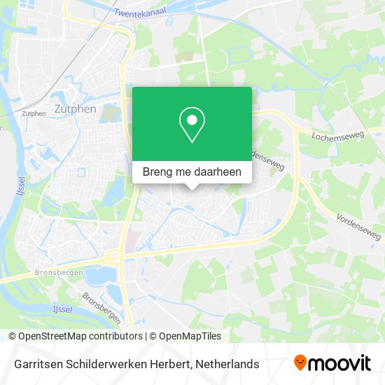 Garritsen Schilderwerken Herbert kaart