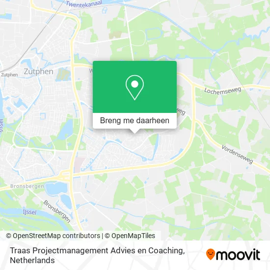 Traas Projectmanagement Advies en Coaching kaart