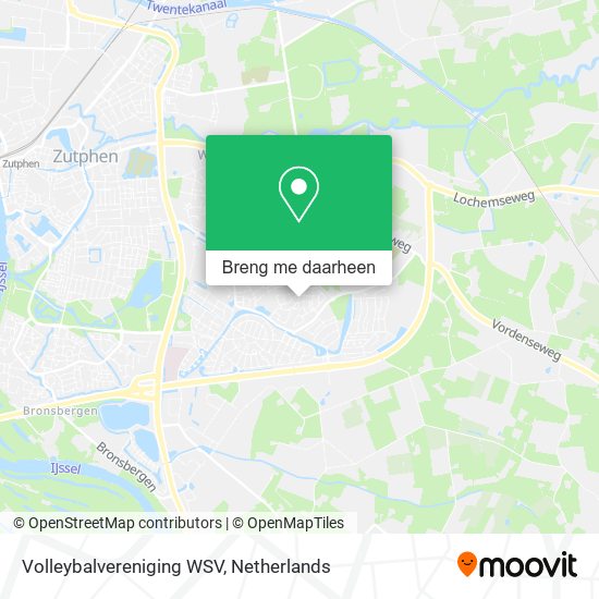 Volleybalvereniging WSV kaart