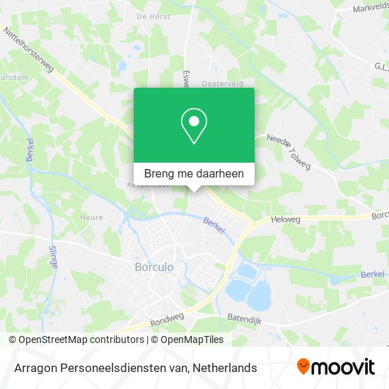 Arragon Personeelsdiensten van kaart