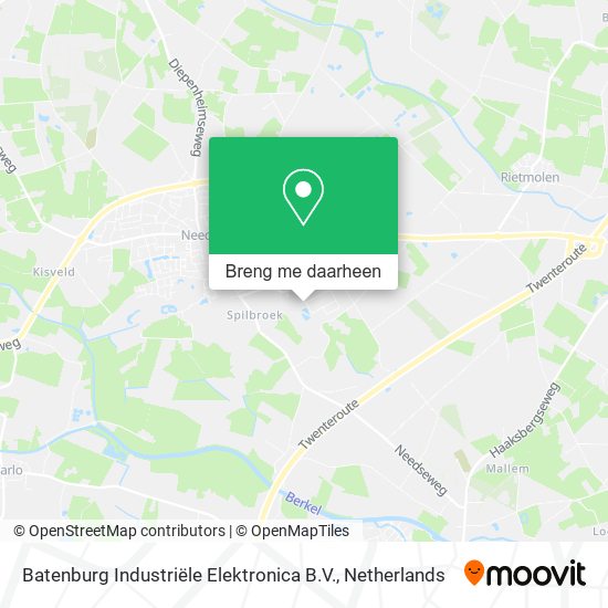 Batenburg Industriële Elektronica B.V. kaart