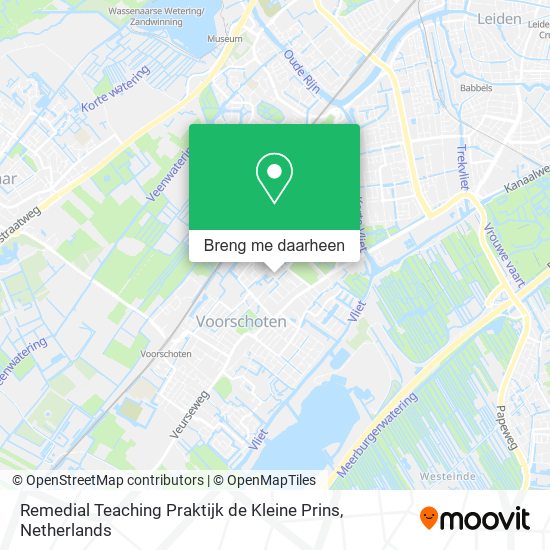 Remedial Teaching Praktijk de Kleine Prins kaart