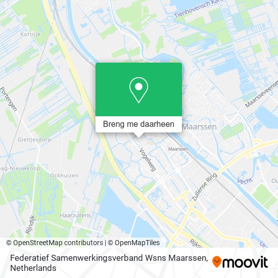 Federatief Samenwerkingsverband Wsns Maarssen kaart