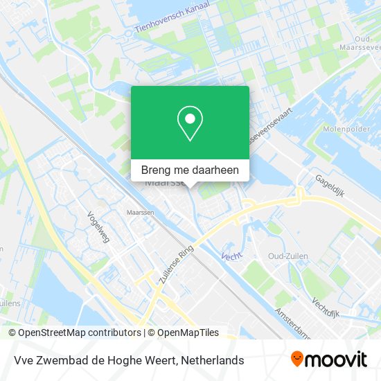 Vve Zwembad de Hoghe Weert kaart