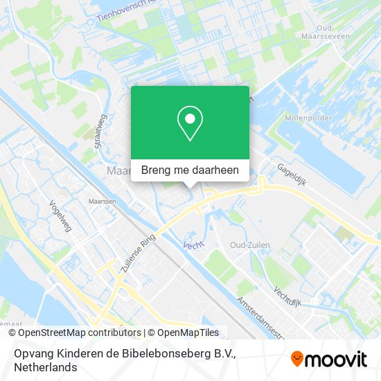 Opvang Kinderen de Bibelebonseberg B.V. kaart