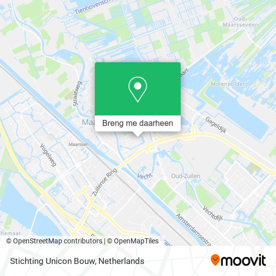 Stichting Unicon Bouw kaart