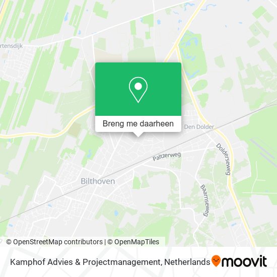 Kamphof Advies & Projectmanagement kaart