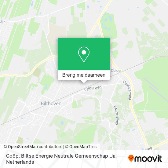 Coöp. Biltse Energie Neutrale Gemeenschap Ua kaart