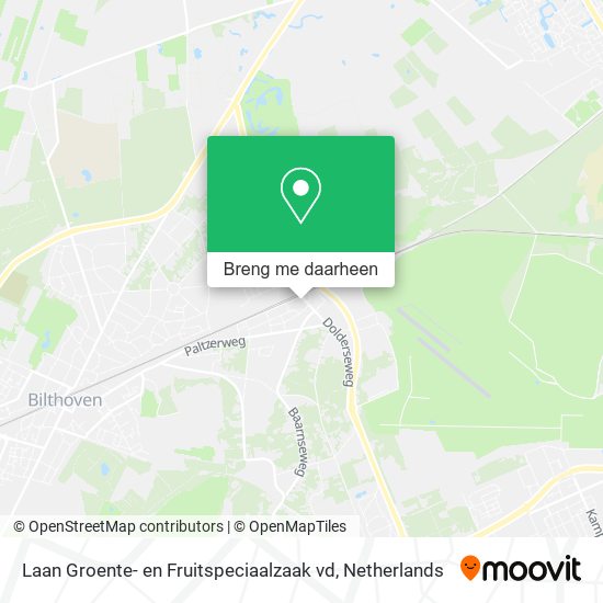Laan Groente- en Fruitspeciaalzaak vd kaart