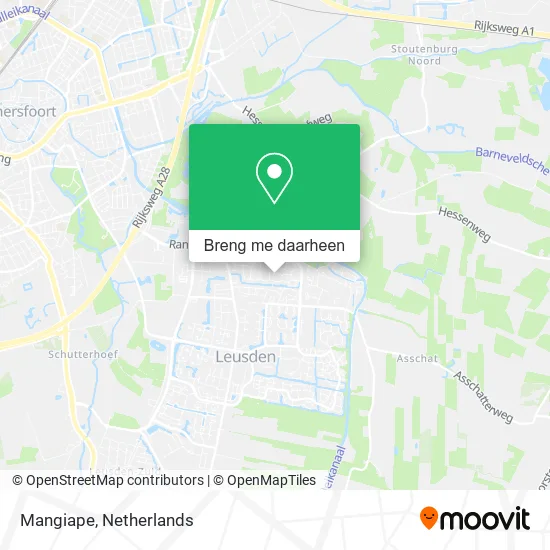 Mangiape kaart