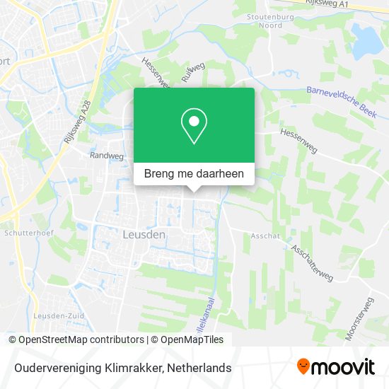 Oudervereniging Klimrakker kaart