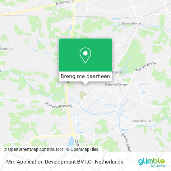 Mm Application Development BV I.O. kaart