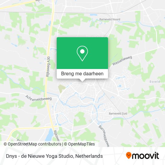 Dnys - de Nieuwe Yoga Studio kaart