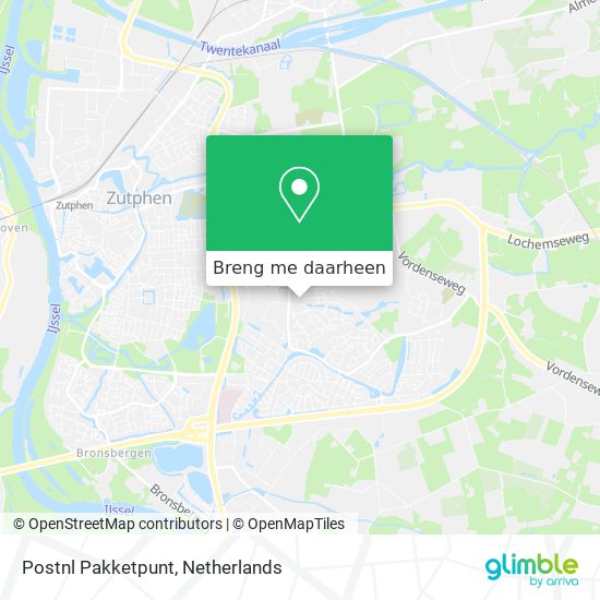 Postnl Pakketpunt kaart