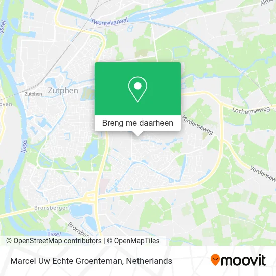 Marcel Uw Echte Groenteman kaart