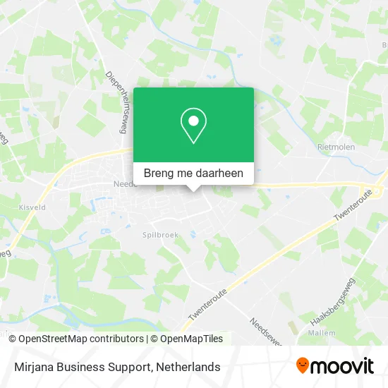 Mirjana Business Support kaart
