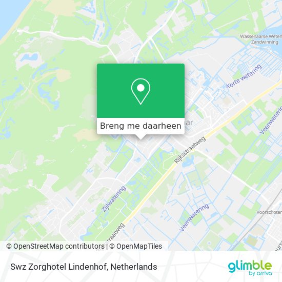 Swz Zorghotel Lindenhof kaart