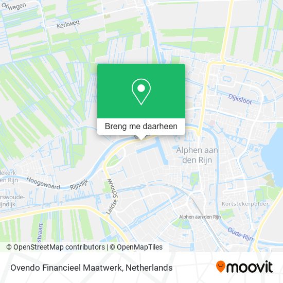 Ovendo Financieel Maatwerk kaart