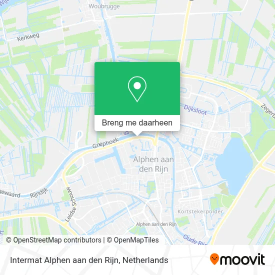 Intermat Alphen aan den Rijn kaart