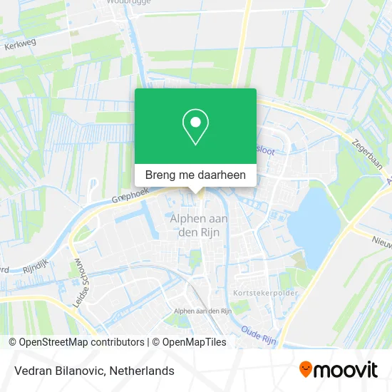 Vedran Bilanovic kaart