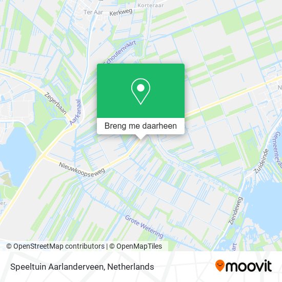 Speeltuin Aarlanderveen kaart
