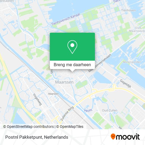 Postnl Pakketpunt kaart