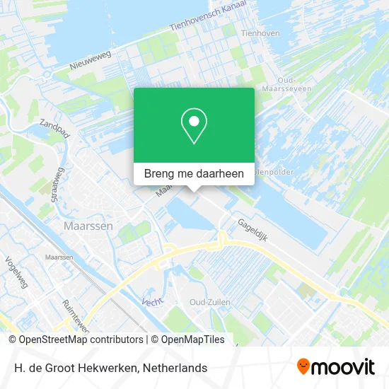 H. de Groot Hekwerken kaart