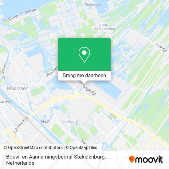 Bouw- en Aannemingsbedrijf Stekelenburg kaart