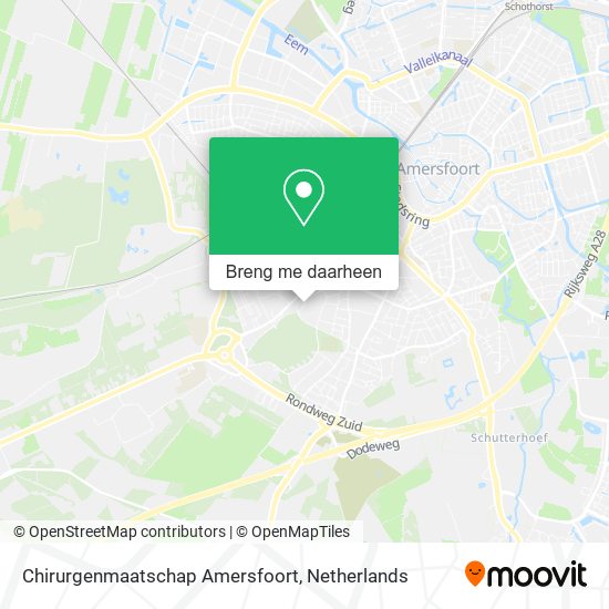 Chirurgenmaatschap Amersfoort kaart