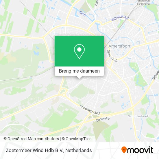Zoetermeer Wind Hdb B.V. kaart