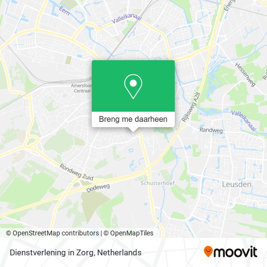 Dienstverlening in Zorg kaart