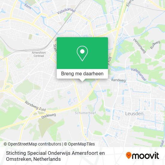 Stichting Speciaal Onderwijs Amersfoort en Omstreken kaart