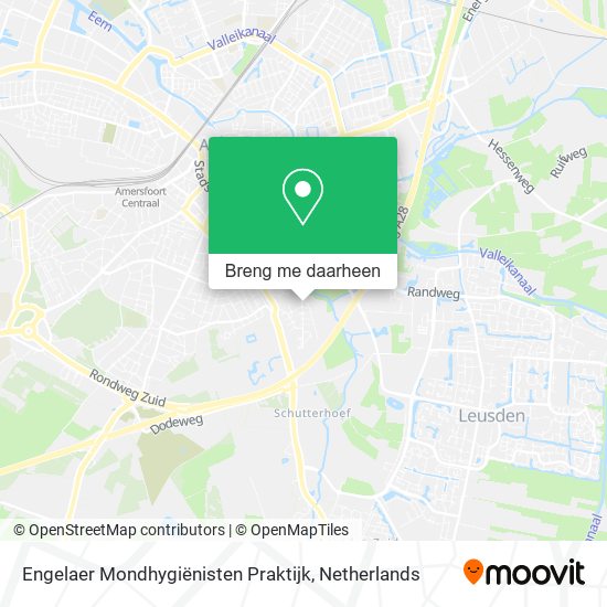 Engelaer Mondhygiënisten Praktijk kaart